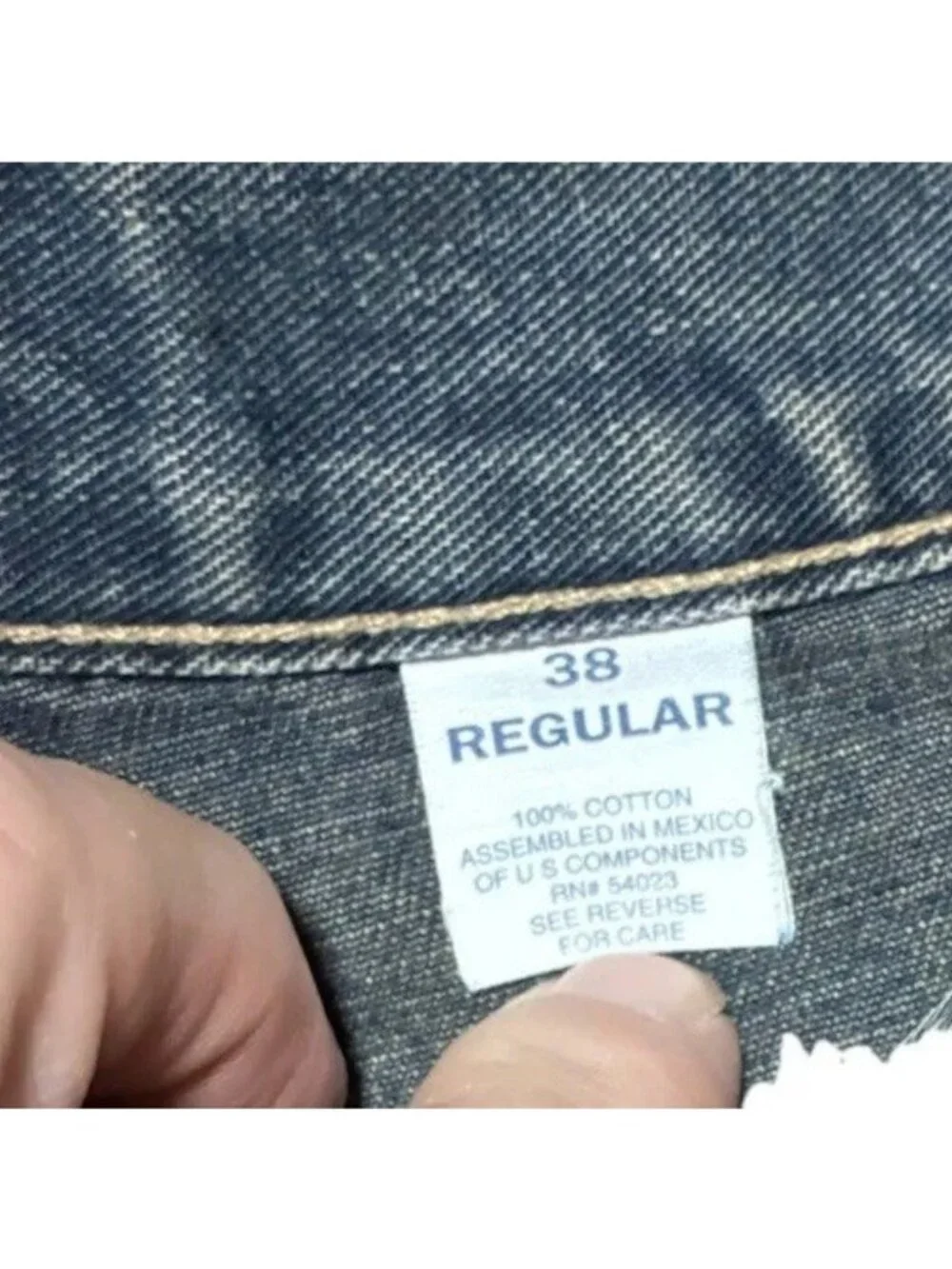 Vintage 90S Men’s Denim Jeans Carpenter Old Navy 100% Cotton Cone Mill Star Tag